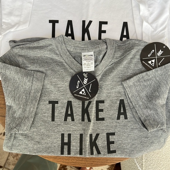 NWT Sandi Lake Take A Hike tee sz 6-7 - Picture 4 of 4